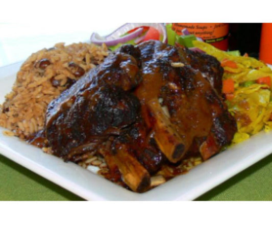 Jerk Chicken and Rib Combo